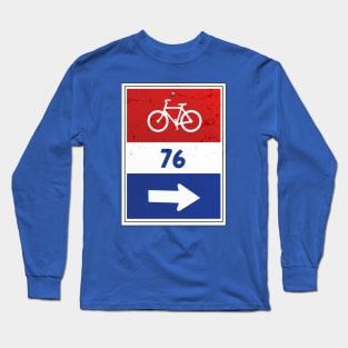 76 Bike Trail • Milwaukee Lake Park Long Sleeve T-Shirt